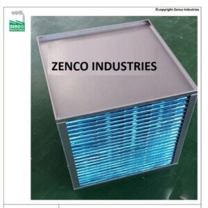 Fresh air energy saving cross flow hydrophilic aluminium foil air to air heat exchanger