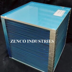 Ventilation system crossflow 0.13mm thick aluminum foils sensible heat exchanger