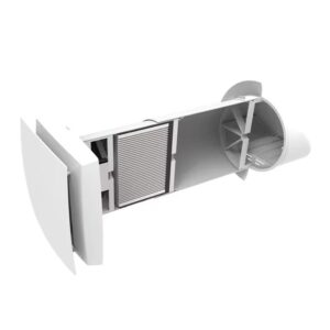 Single room heat recovery ventilator